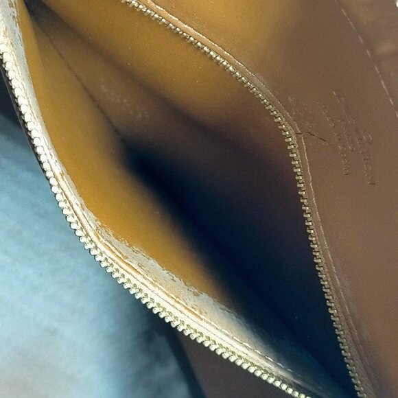 Louis Vuitton LV Hand Bag Houston Brown Vernis 360-053025 - Picture 8 of 13